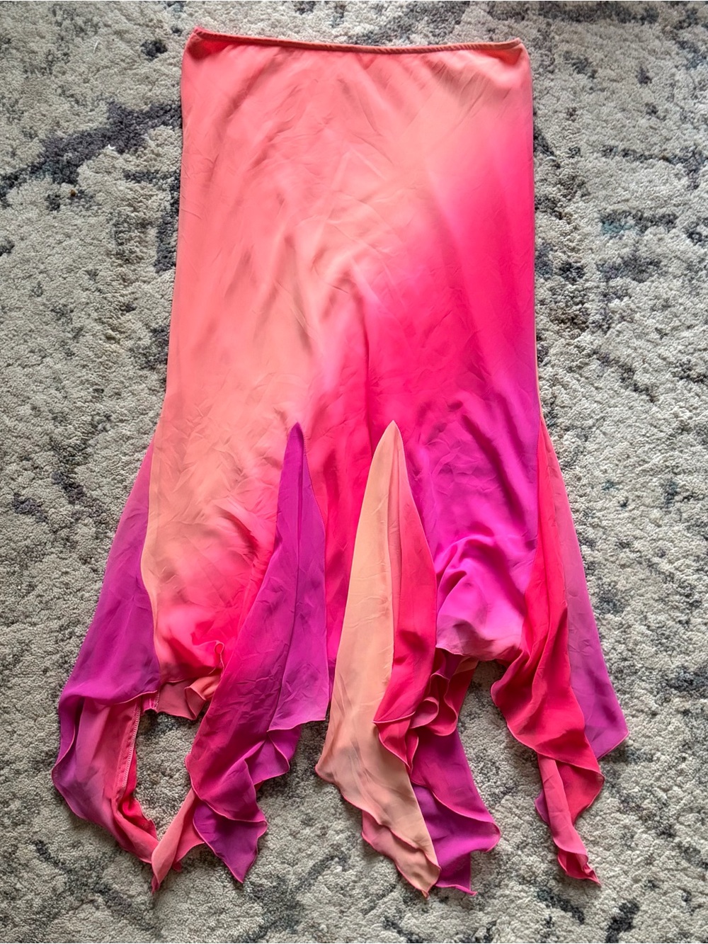 Y2K Joseph Ribkoff Sunset Colour Maxi Skirt - Picture 2 of 4